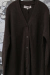Mutedance 24 Autumn and Winter Button Cashmere Sweater MD-MD24FW126-BROWN MD24FW125 MD24FW126